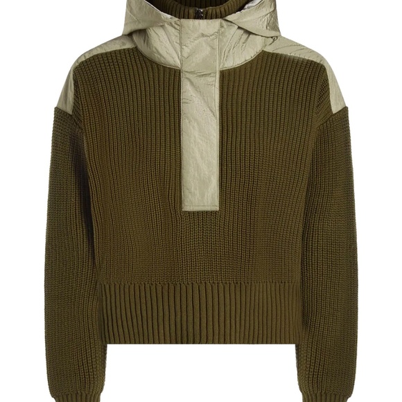 VARLEY Dark Olive Mix Carter Half Zip Pullover - Size Small - Picture 5 of 8